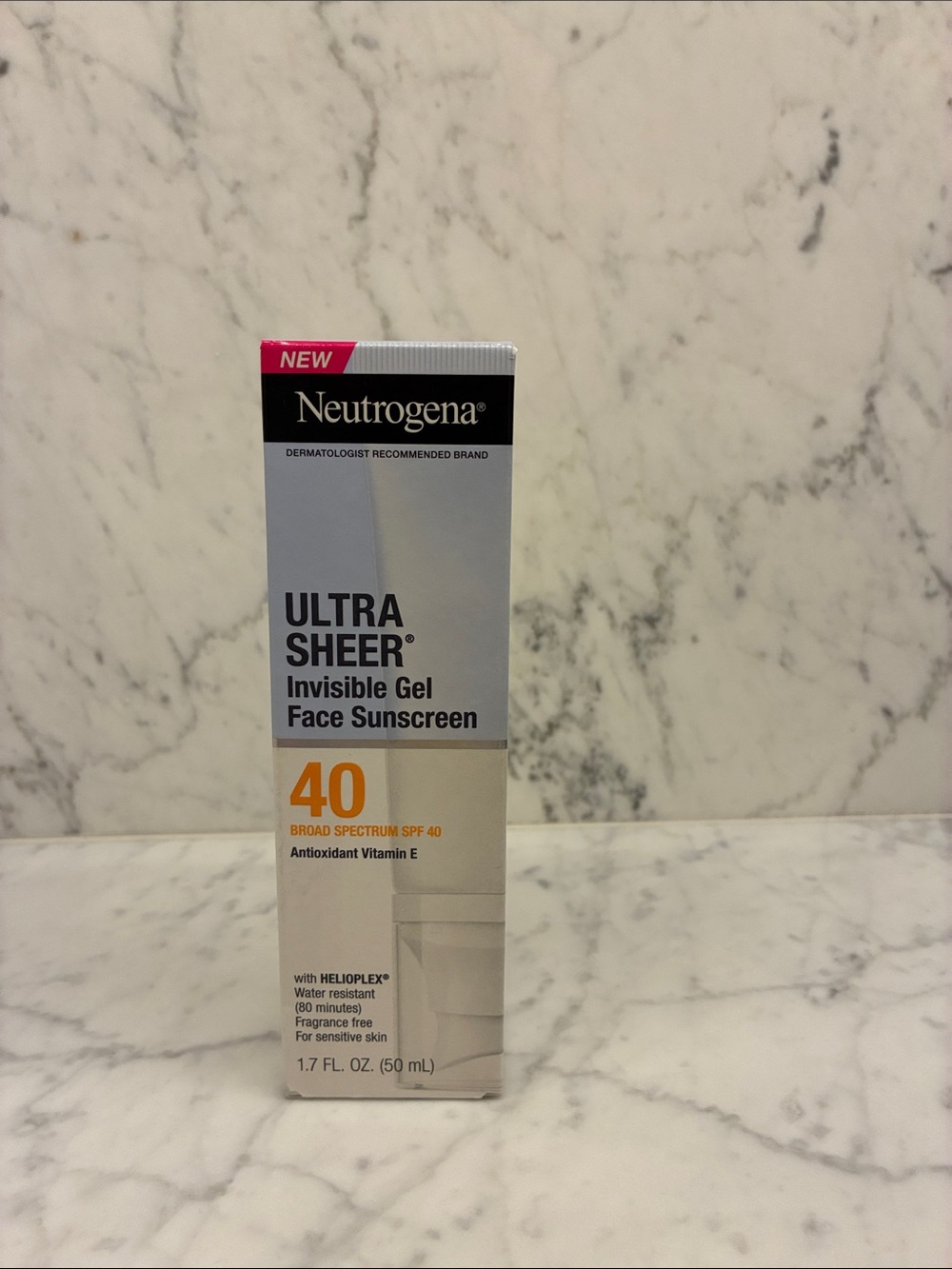 Neutrogena Ultra Sheer Invisible Gel Face Sunscreen SPF 40